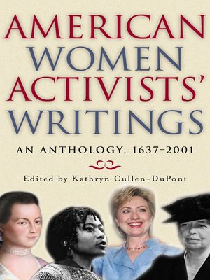 cover image of American Women Activists' Writings
